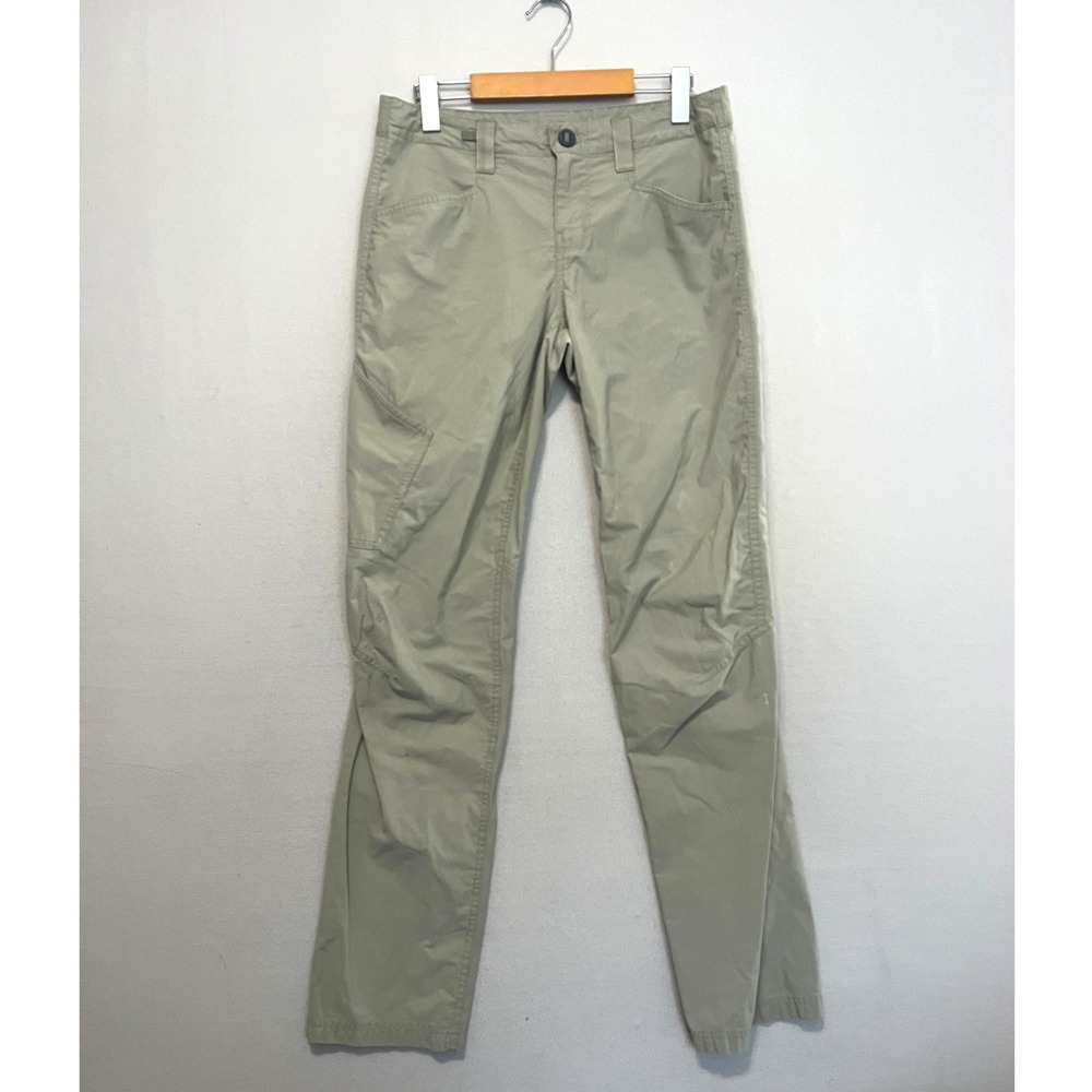 Patagonia Hampi Rock Pants Womens 6 Sage Green Organic Cotton Hiking STY83086